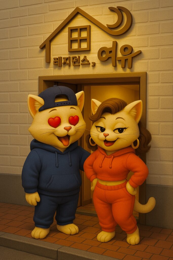구미 모텔 레지던스 쉼 그리고 여유 AI 커플이미지