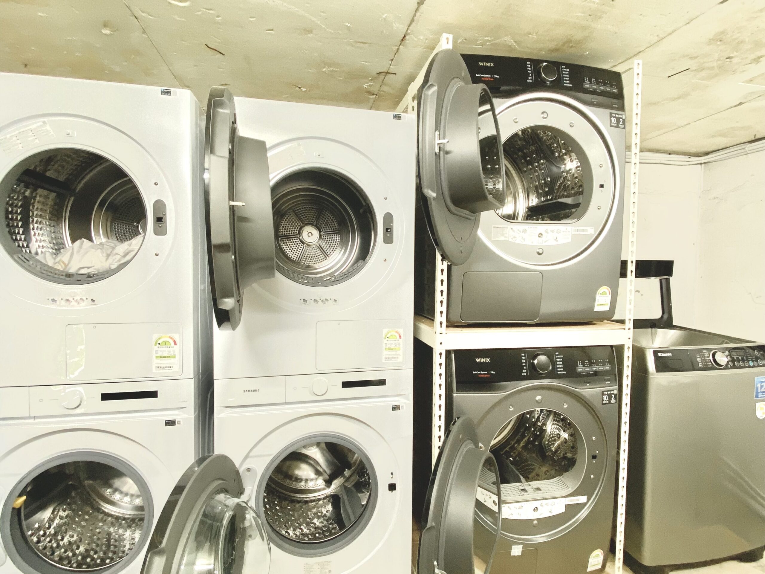 구미 달방 세탁기 & 건조기